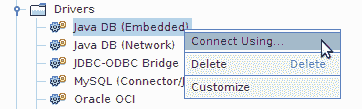 Creating embedded connection