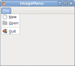 Image menu