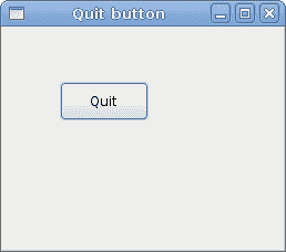 Quit button