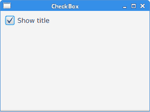 CheckBox