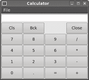 Calculator skeleton