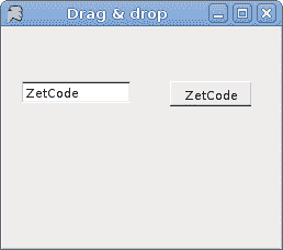 Drag & drop of text