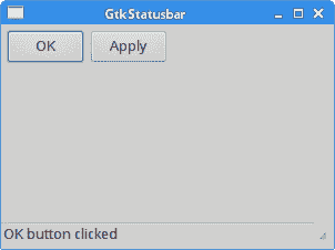 GtkStatusbar