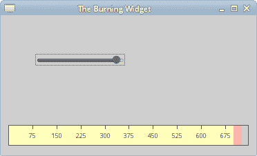 The Burning widget