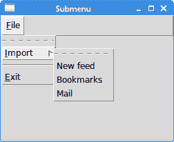 Submenu