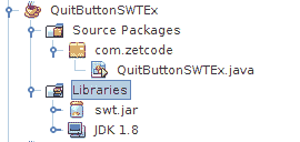 Adding swt.jar to the NetBeans project