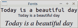 Tkinter fonts