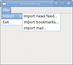 Submenu