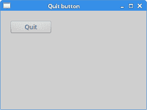 Quit button