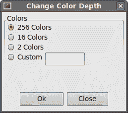 Custom dialog