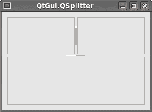 QtGui.QSplitter widget