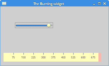 The Burning widget