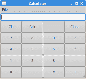 Calculator skeleton