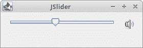 JSlider as a volume control
