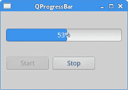 QProgressBar