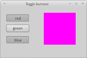 Toggle buttons