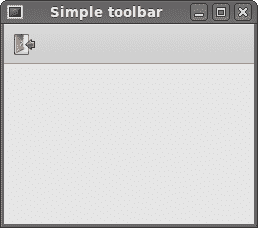 Simple toolbar