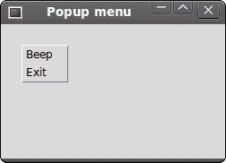 Popup menu`