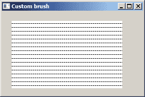 Custom brush