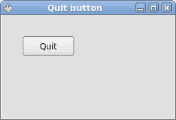 Quit button