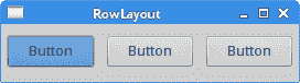 RowLayout manager