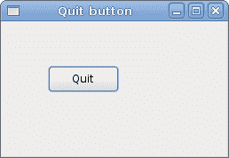 Quit button