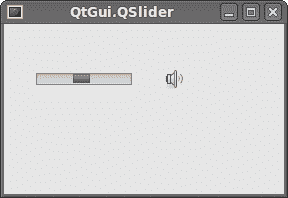 QtGui.QSlider widget