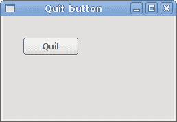 Quit button