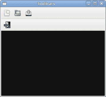 Toolbars