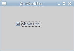 Qt::CheckBox