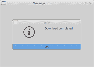 Message box