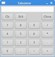 Calculator skeleton