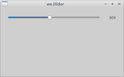wx.Slider