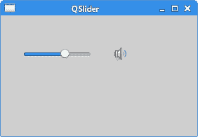 QSlider widget