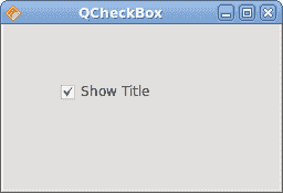 QCheckBox