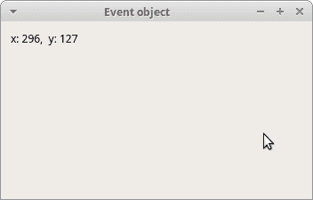 Event object