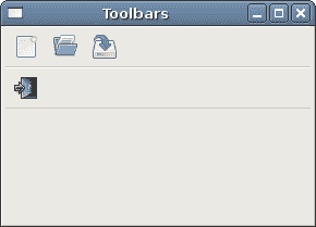 Toolbars