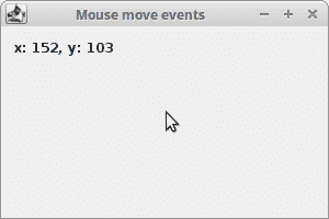 Mouse move events