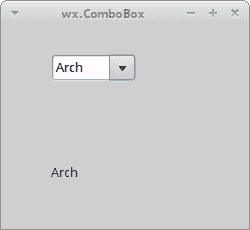 wx.ComboBox