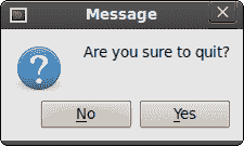 message box