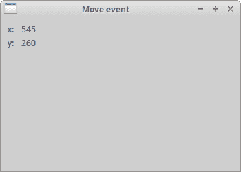 Move event