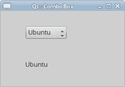Qt::ComboBox widget