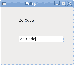 Entry Widget