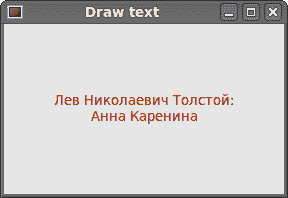 Drawing Text