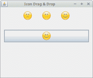 Icon drag & drop example