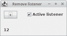Remove listener