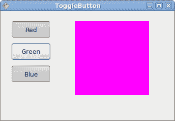 ToggleButton widget