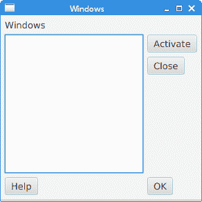 Windows layout created with a MigPane