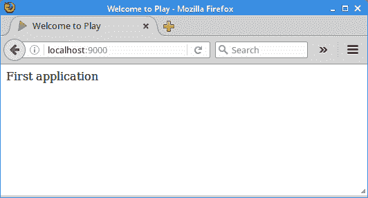First Play application 2