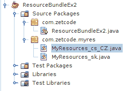 NetBeans project structure II
